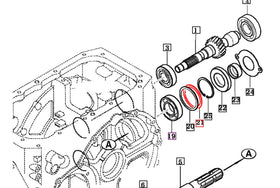 Mahindra Tractor 0.5 Shim 16322730030 Mahindra