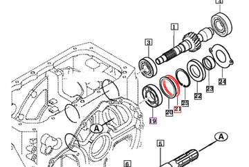 Mahindra Tractor 0.5 Shim 16322730030 Mahindra