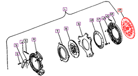Mahindra Tractor 11 Inch Clutch Disc 005552808R91 Mahindra