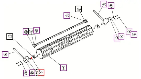 Mahindra Tractor 1207 Bearing TM10015437 Mahindra Direct Parts