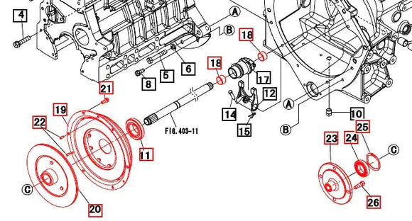 Mahindra Tractor 1538 Gear Clutch Assembly Kit Mahindra Direct Parts