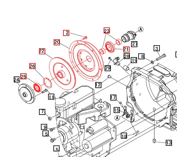 Mahindra Tractor 1626 Gear Clutch Assembly Kit / Package Mahindra Direct Parts
