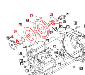 Mahindra Tractor 1626 Gear Clutch Assembly Kit / Package Mahindra Direct Parts