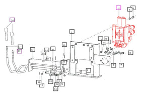 Mahindra Tractor 2 Spool Aux Valve 007207614D1 Mahindra Direct Parts