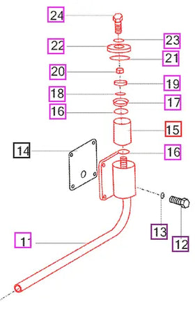Mahindra Tractor 2525 Hydraulic Filter Assembly 9580030BBS Mahindra