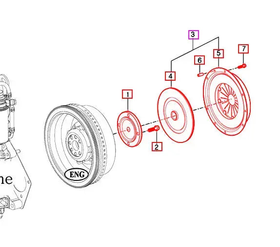 Mahindra Tractor 2545 Gear Clutch Assembly Kit Mahindra Direct Parts