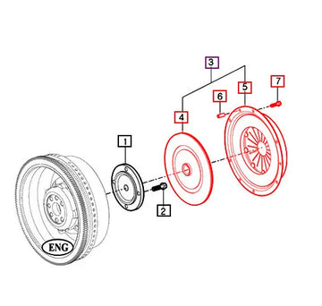 Mahindra Tractor 2545 Gear Clutch Assembly Kit / Package Mahindra Direct Parts