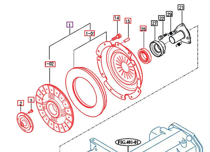 Mahindra Tractor 2555 Gear Clutch Assembly Kit Mahindra Direct Parts