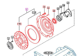 Mahindra Tractor 2555 Gear Clutch Assembly Kit / Package Mahindra Direct Parts