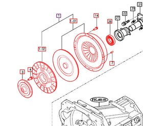 Mahindra Tractor 2565 Gear Clutch Assembly Kit Mahindra Direct Parts