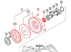 Mahindra Tractor 2565 Gear Clutch Assembly Kit / Package Mahindra Direct Parts