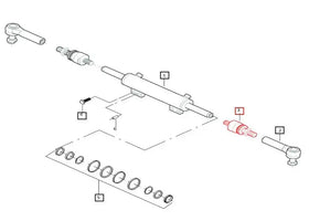 Mahindra Tractor 2WD Inner Tie Rod End 007201051C91 Mahindra
