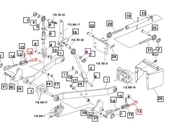 Mahindra Tractor 3 Point Check Chain 2  10383041000 Mahindra
