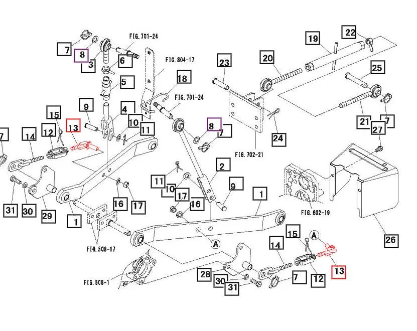 Mahindra Tractor 3 Point Check Chain 2  10383041000 Mahindra