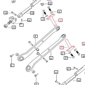 Mahindra Tractor 3-Point Lower Link Pivot Pin 007200242C11 Mahindra Direct Parts