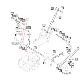 Mahindra Tractor 3-Point Lower Link RH / LH 11105202200GB Mahindra Direct Parts