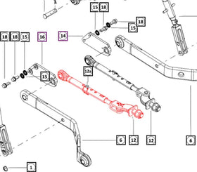 Mahindra Tractor 3-Point Stabilizer Assembly LH / RH 007220001N91 Mahindra Direct Parts