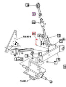 Mahindra Tractor 3 Point Stabilizer to Lower Link Pin 05600112050 (Copy) Mahindra