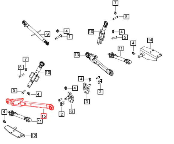 Mahindra Tractor 3 point Lift Arm RH Right H07216386V91 Mahindra