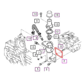 Mahindra Tractor 4110 Gasket Kit (Old / New Sheet Metal) Mahindra Direct Parts