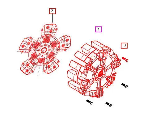 Mahindra Tractor 4550 Clutch Assembly Kit Mahindra Direct Parts