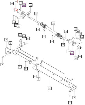 Mahindra Tractor 4WD Front (Axle End) Driveshaft Coupler E006510674B1 Mahindra