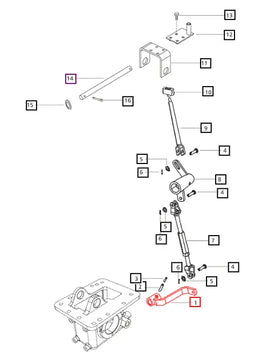Mahindra Tractor 4WD Link E007608062B1 Mahindra Direct Parts