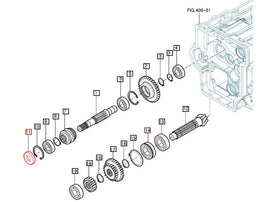 Mahindra Tractor 4WD Output Shaft Seal V7441204208 Mahindra Direct Parts