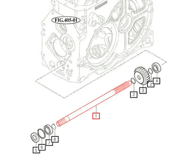 Mahindra Tractor 4WD Shaft 14522600040 Mahindra Direct Parts