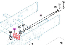 Mahindra Tractor 4WD Support 11104101000 Mahindra Direct Parts