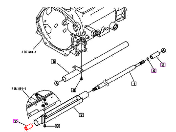 Mahindra Tractor 4wd Front Driveshaft Front Coupler 10251922AG0 Mahindra