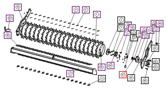 Mahindra Tractor 6 40 Split Pin TM10004797 Mahindra Direct Parts