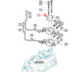 Mahindra Tractor 90 Degree Hydraulic Fitting 17407362300 Mahindra