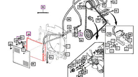 Mahindra Tractor AC Air Conditioning Condenser Mahindra