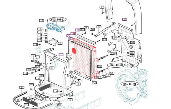 Mahindra Tractor AC Air Conditioning Condenser Mahindra