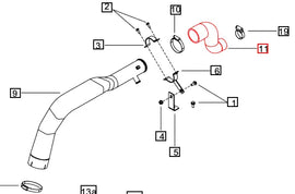 Mahindra Tractor AC Hose 006026326C91 Mahindra Direct Parts