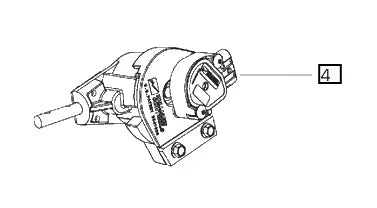 Mahindra Tractor Accelerator Pedal Sensor E007701304D91 Mahindra Direct Parts