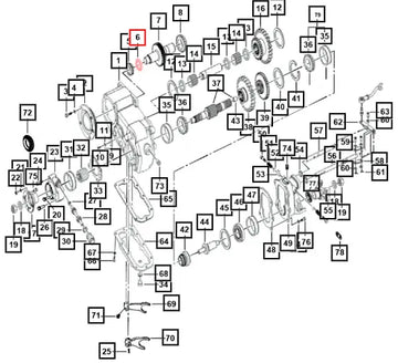Mahindra Tractor Adj Shim Ngt520 4wd T18 2 50 0703DD2970N Mahindra Direct Parts