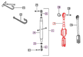 Mahindra Tractor Adjustable Lift Rod 007209201B91 Mahindra Direct Parts