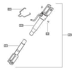 Mahindra Tractor Adjustable Lift Rod E007603092D91
