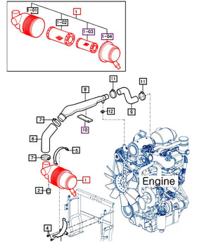Mahindra Tractor Air Cleaner Assembly FPG068449 Mahindra