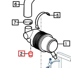 Mahindra Tractor Air Cleaner Restriction Indicator 18021032100 Mahindra Direct Parts