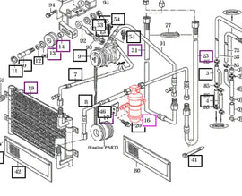 Mahindra Tractor Air Conditioning Dryer 19958303400 Mahindra