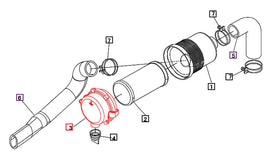 Mahindra Tractor Air Filter Cover 10550405300 Mahindra Direct Parts