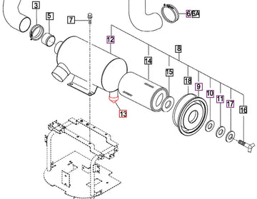 Mahindra Tractor Air Filter Drain Valve 15441042050 Mahindra