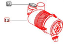 Mahindra Tractor Air Filter Housing With Filters 008006352U91 Mahindra