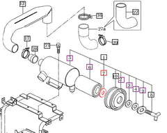 Mahindra Tractor Air Filter Seal 14571032050