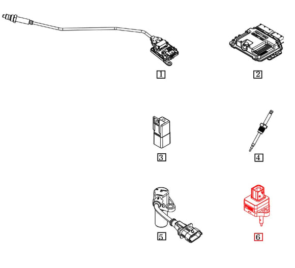 Mahindra Tractor Air Mass Sensor 006415026D1 Mahindra Direct Parts