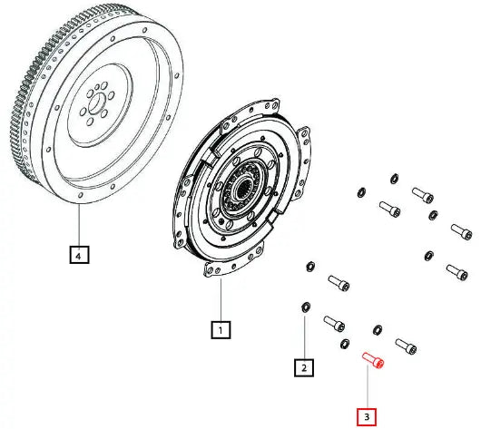 Mahindra Tractor Allen Bolt M10 X 1 5 X 30 007205397B1 Mahindra Direct Parts