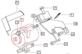 Mahindra Tractor Alternator 000013086P04 Mahindra